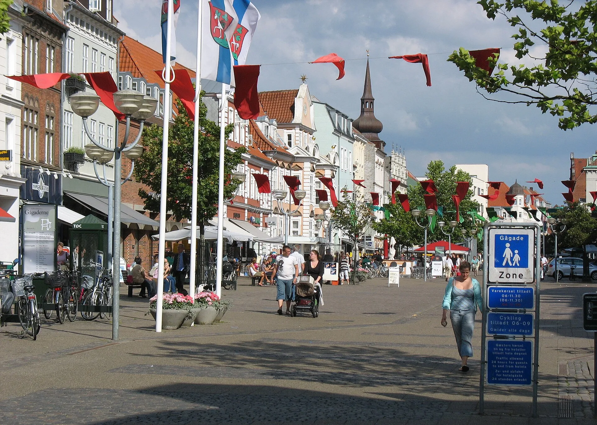 Horsens - Søndergade, Horsens, Denmark - pedestrian zone